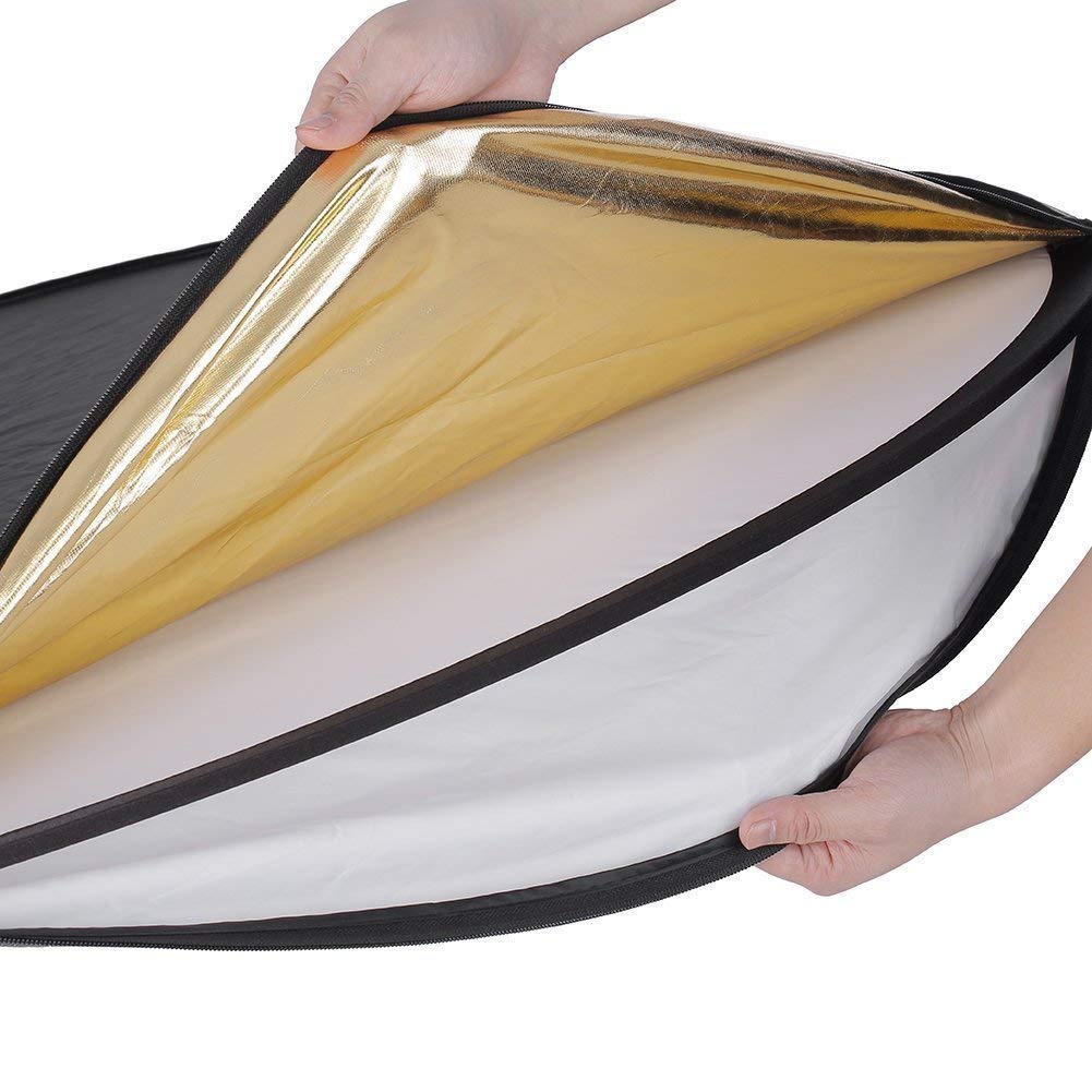 HIFFIN Reflector 42-inch 5 in 1 Collapsible Multi-Disc Light Reflector with Bag