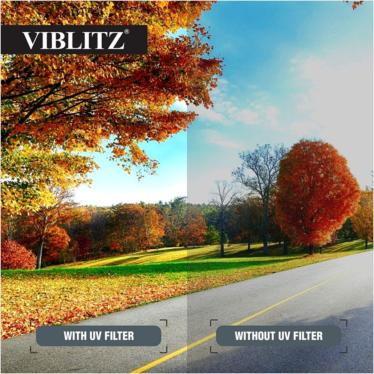 VIBLITZ Ultra Slim UV Filter Protection- 77mm