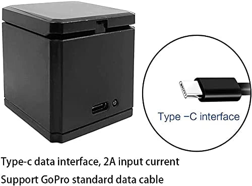 HIFFIN 3 Channel GP-FXD-901 Battery Charger Compatible with Go Pro Hero 9/10/11