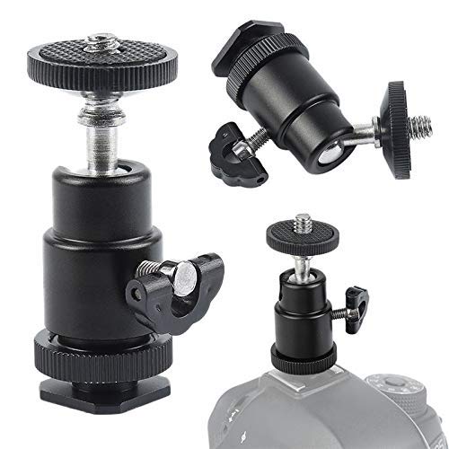 Hiffin 1/4"" Black Small Ball Head