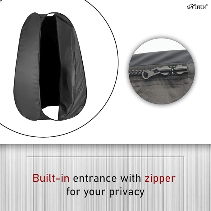 HIFFIN Outdoor Changing Tent- Black/ Camouflage