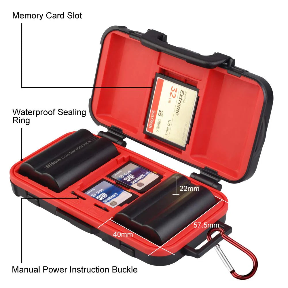 LENSGO D950 Camera Battery And Memory Card Case