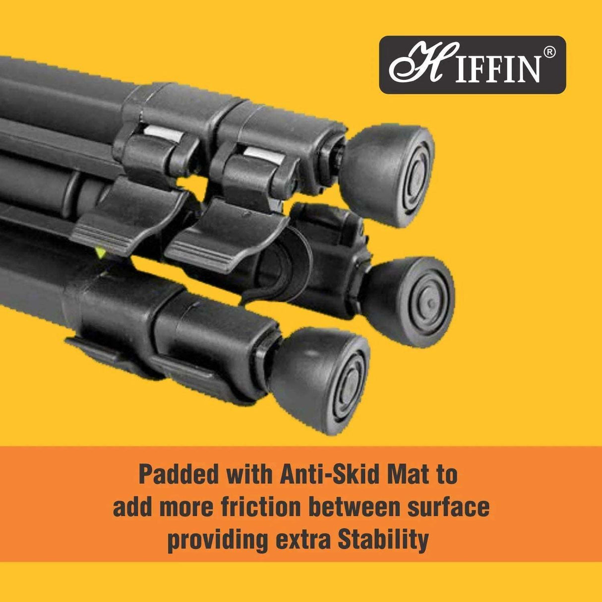 HIFFIN HF-3600 Professional Portable Lightweight Travel Aluminum Camera Tripod Pan Head