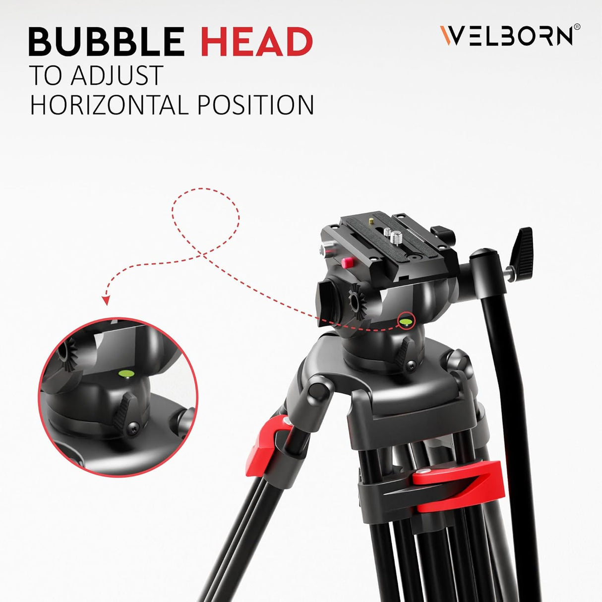 Welborn Professional Tripod- WB-TR-750AF
