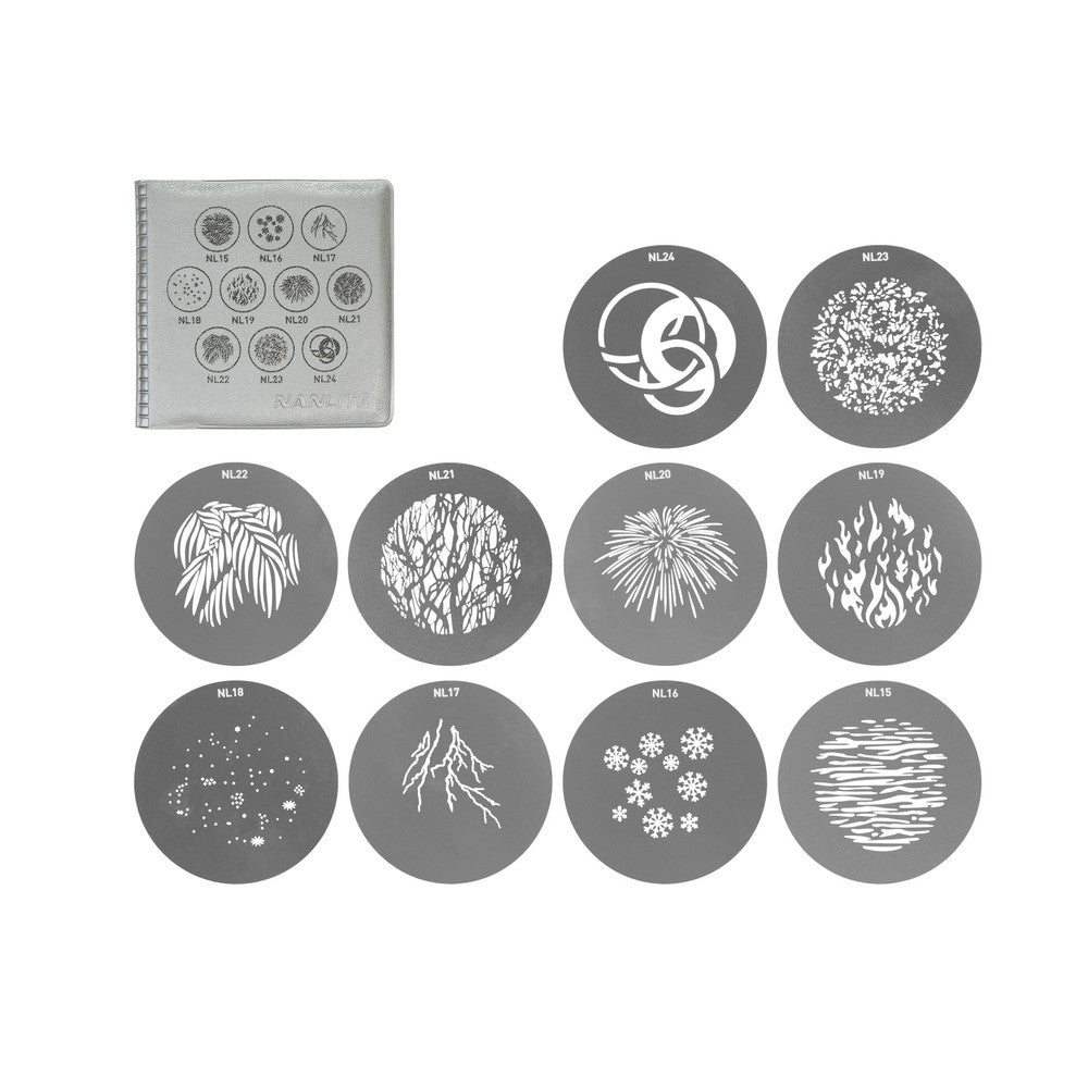 Nanlite Gobo Set 2 for Forza FM Mount Projector (PJFMM-19/36)