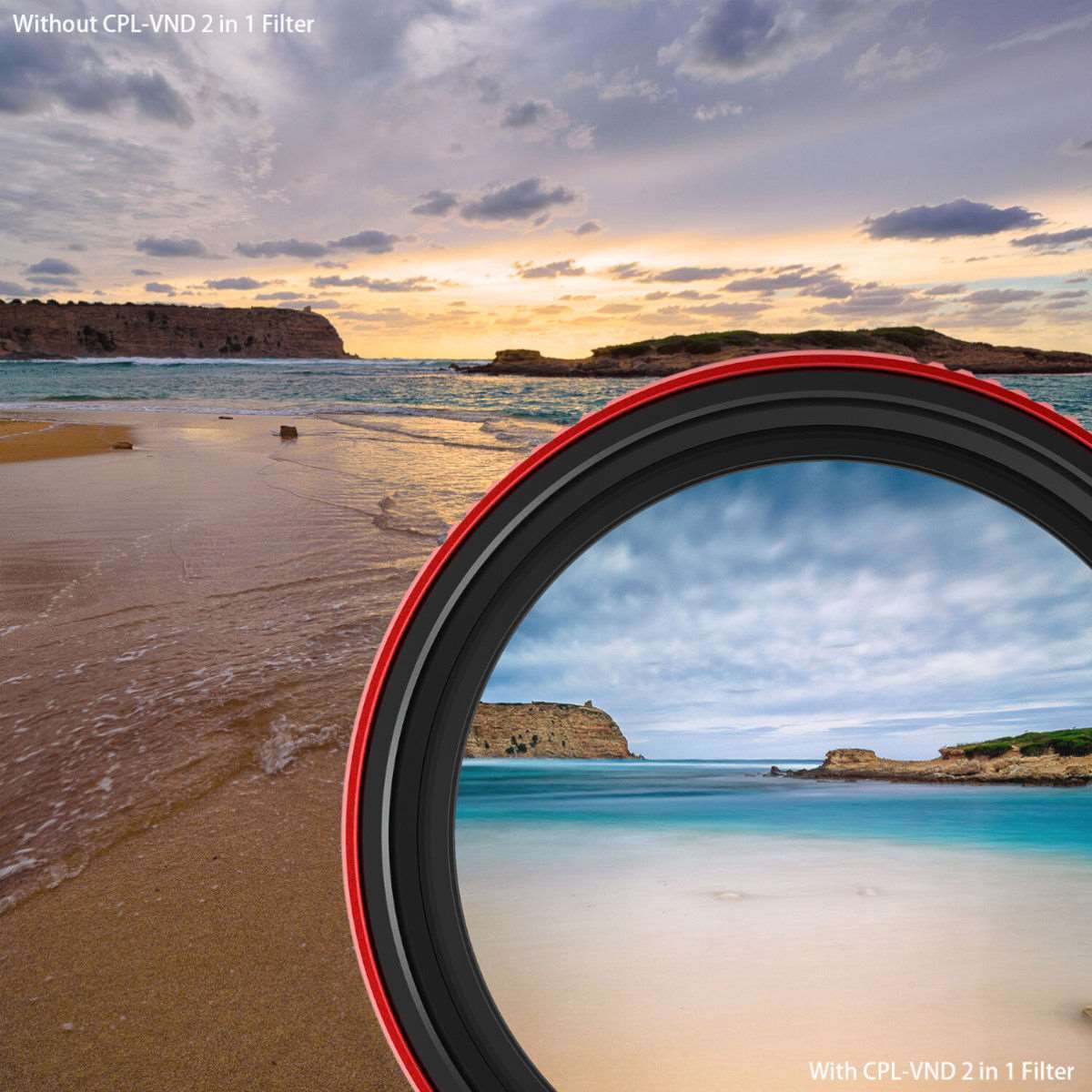 Haida PROII CPL + VND / 2 in 1 Filter- 72mm