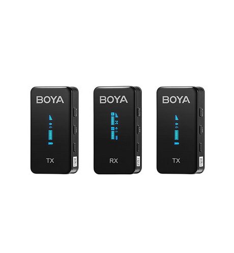 Boya BY-XM6-S2 Ultracompact Dual Channel Wireless Microphone System