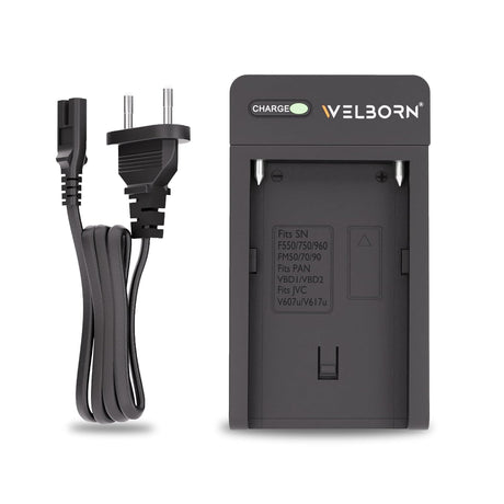 WELBORN Portable Dual Color LED Video Light Combo- WB-VL-364B (With Battery & Charger)