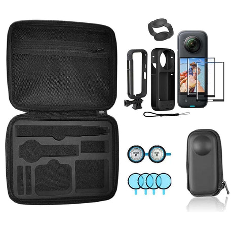 Hiffin Action Camera Accessories Kit for Insta 360 ONE X3