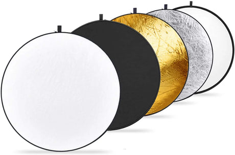 HIFFIN Reflector 42-inch 5 in 1 Collapsible Multi-Disc Light Reflector with Bag