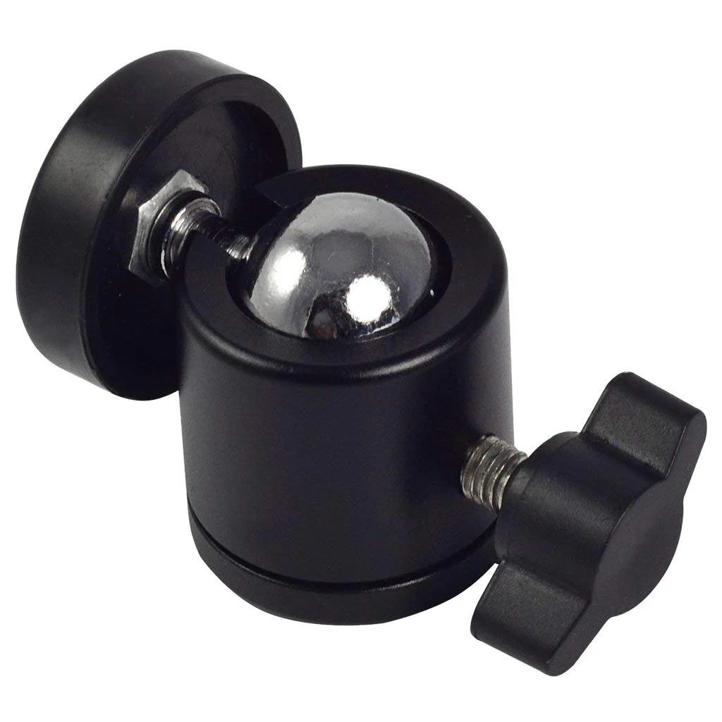 HIFFIN Swivel Mini Thick Ball Head 1/4" Screw 360 Degree Aluminum Alloy Body