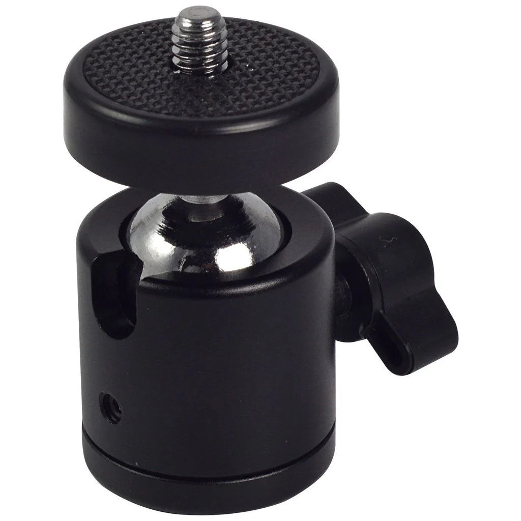 HIFFIN Swivel Mini Thick Ball Head 1/4" Screw 360 Degree Aluminum Alloy Body