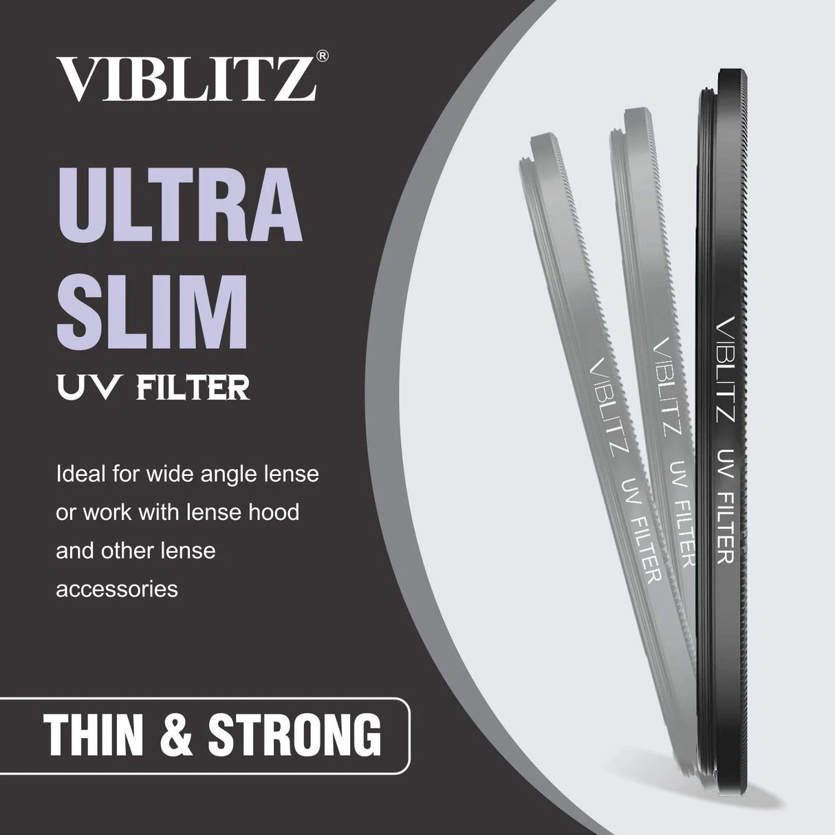 VIBLITZ Ultra Slim UV Filter Protection- 67mm