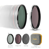 NiSi 82mm Swift True Color VND Kit 1-9 stops (1-5 Stops VND + 4 Stop ND)